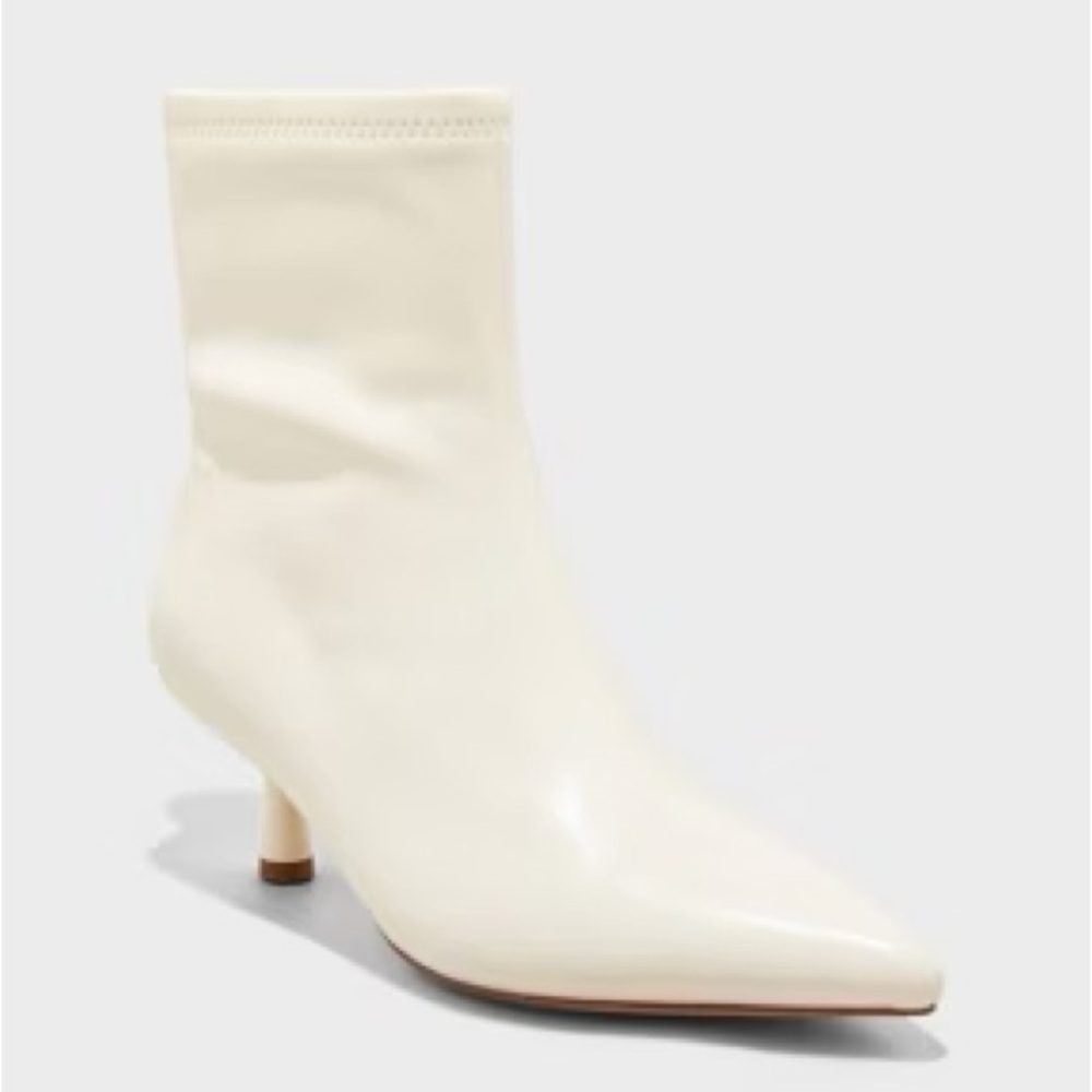 Women's Lonnie Kitten Heel Stretch Ankle Boots